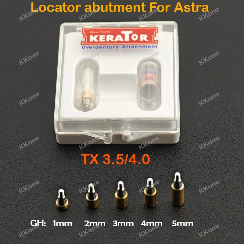 

2Sets Astra TX3.5 Dental Implant Locator Straight Abutment Food Grade Titanium Alloy Clinic Use