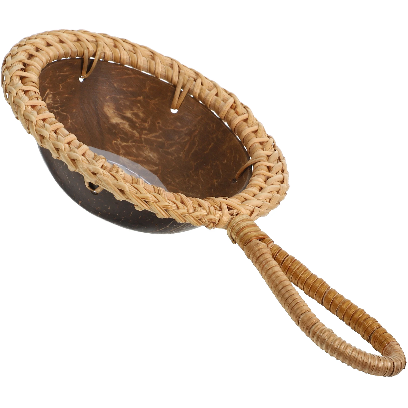 

Coconuts Shell Tea Infuser Natural Tea Strainer Long Handle Kung Fu Set Accessory Smooth Polished Practical Gift Home Use