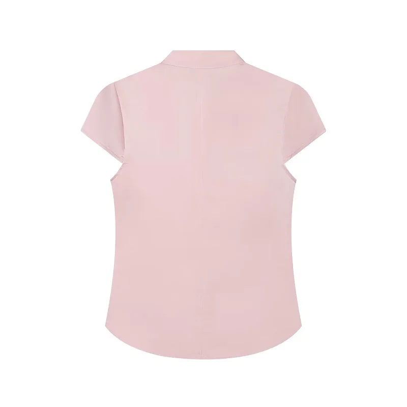 MUJER 2026 Satin-Tanktops für Damen Kurzarm Sommer Damen-Oberteile Streetwear Urlaubstop Damen Vintage-Knopfoberteil – Detail 3