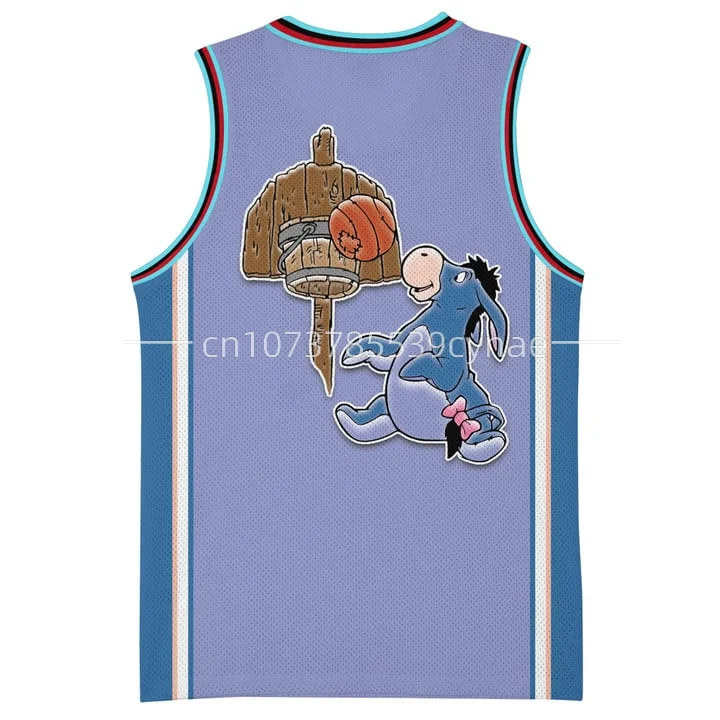 2023 Disney Eeyore Basketball Jersey New Mesh Casual Sports Tank Top Free Custom Name Number Jersey