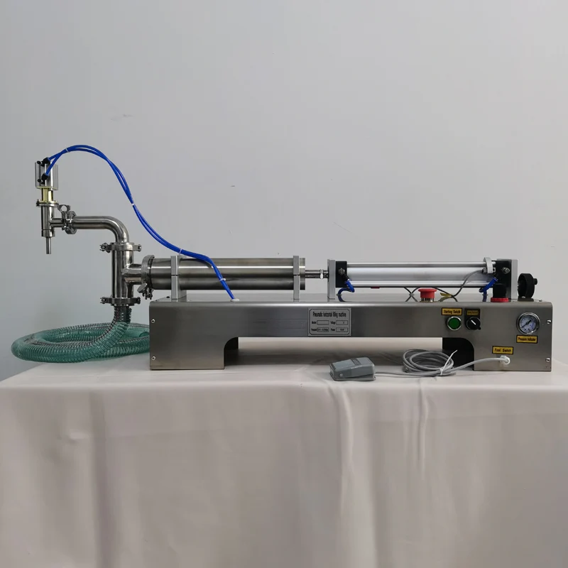 Semi Automatic Liquid Drink Beverage Filling Machine Liquid for Small Bottle Single/Double Head Beverage Liquid Filling