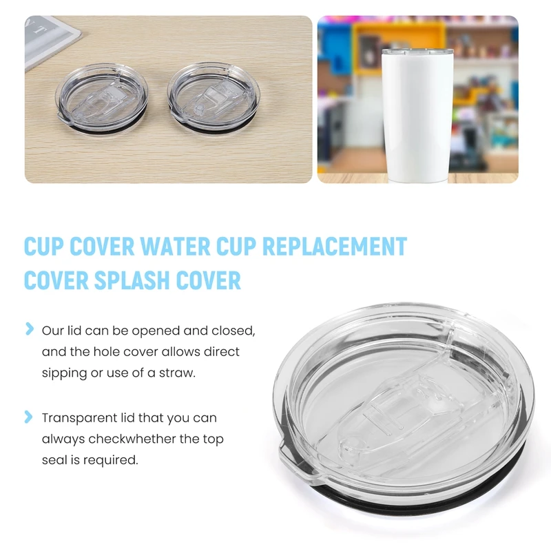 20Oz Tumbler Replacement Lids Spill Proof Splash Resistant Lids Covers For Yeti Rambler And More Tumbler Cups