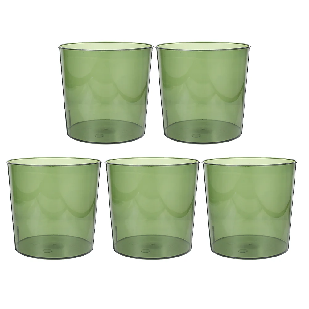 

5 Pcs Plant Fresh Flower Bucket Pots The Pet Floral Arrangement Holder Waking Wake