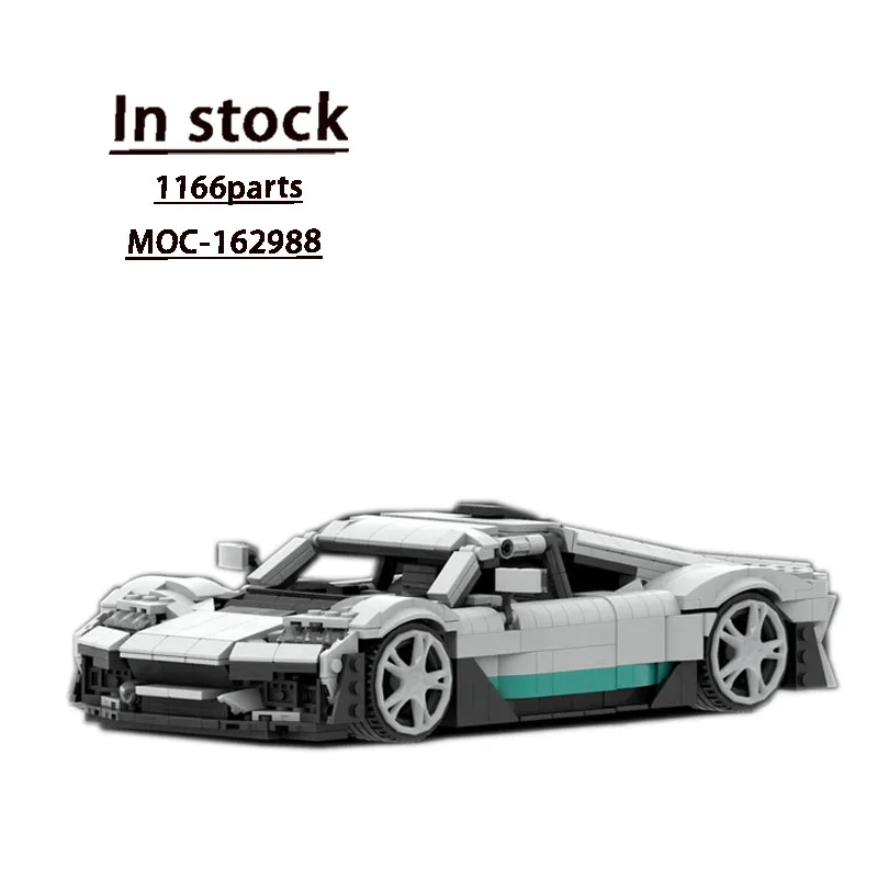 

MOC-162988New Style Classic Scissor Door Supercar Racing Building Block Model1166Parts MOC Creative BoyKids Christmas Toys Gifts