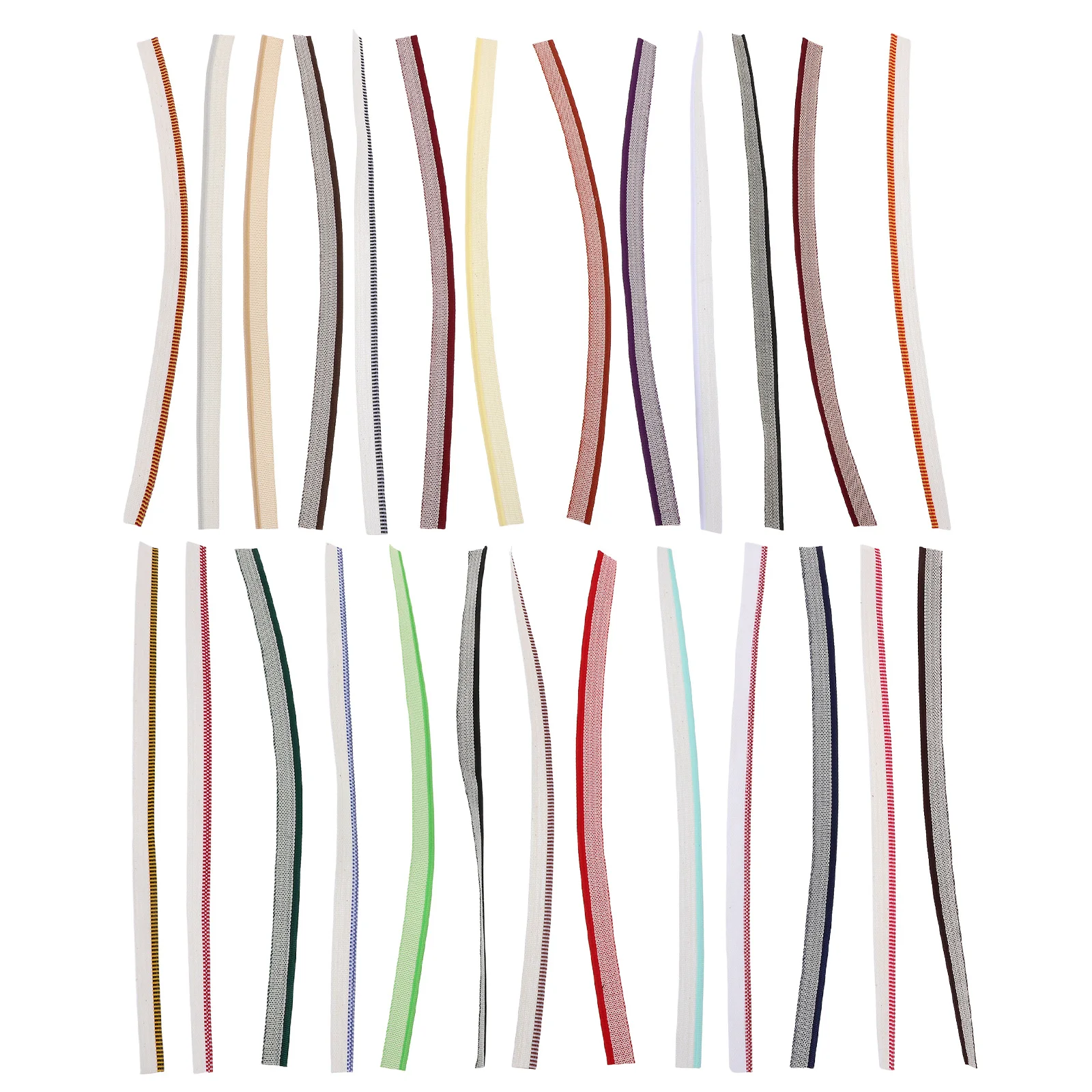 26 قطعة ربط الكتب Headbands القطن ملزمة الأشرطة 11.8 بوصة DIY بها بنفسك تجليد الكتب إصلاح الديكور استخدام عقال المجلدات