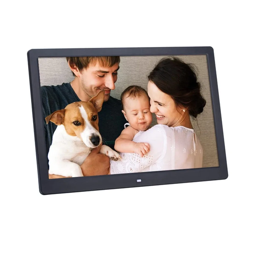 Support USB SD Card Music Video Multi-Slideshow 15 INCH Digital Photo Frame LCD Picture Frames with Remote Control