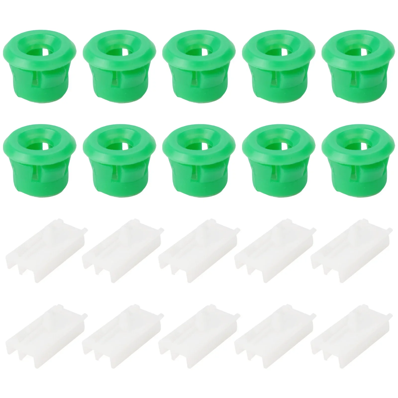 

20Pcs Moulding Clip Auto For BMW E36 E46 E90 Green+White Grommets PA6 Rocker Side Sill Skirt Parts Replacement New