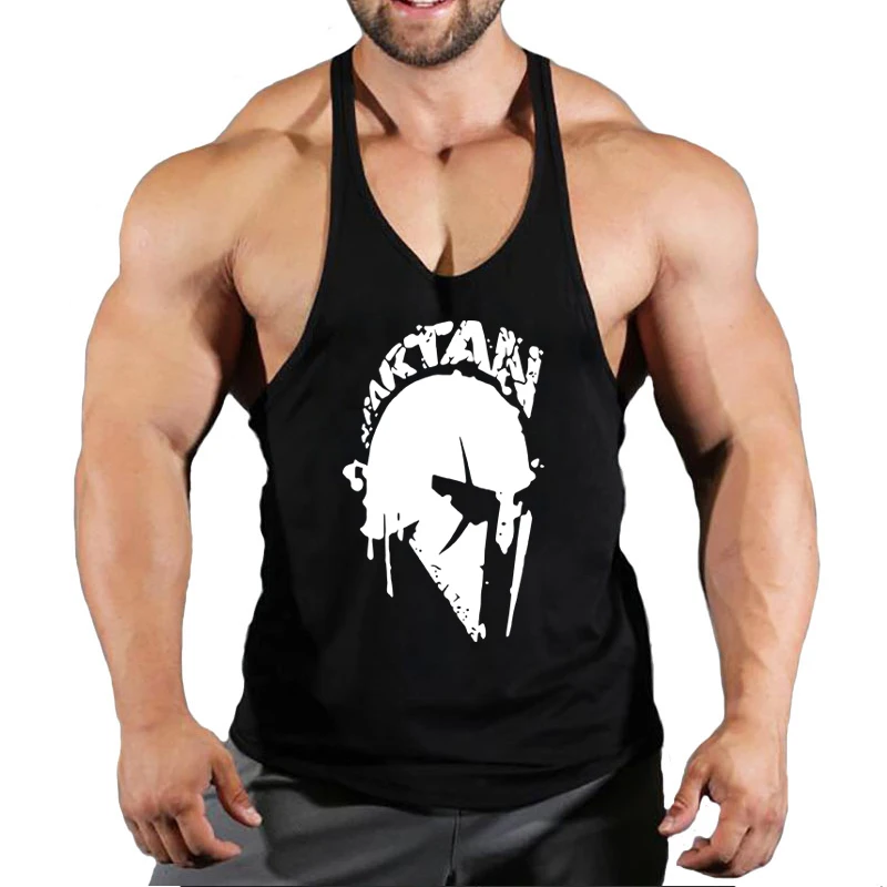 2023 New Bodybuilding Brand Jogger Gym Singlet Training Bodybuilding Tank Top Vest Shirt Sleeveless Fitness Cotton Shirt For Men