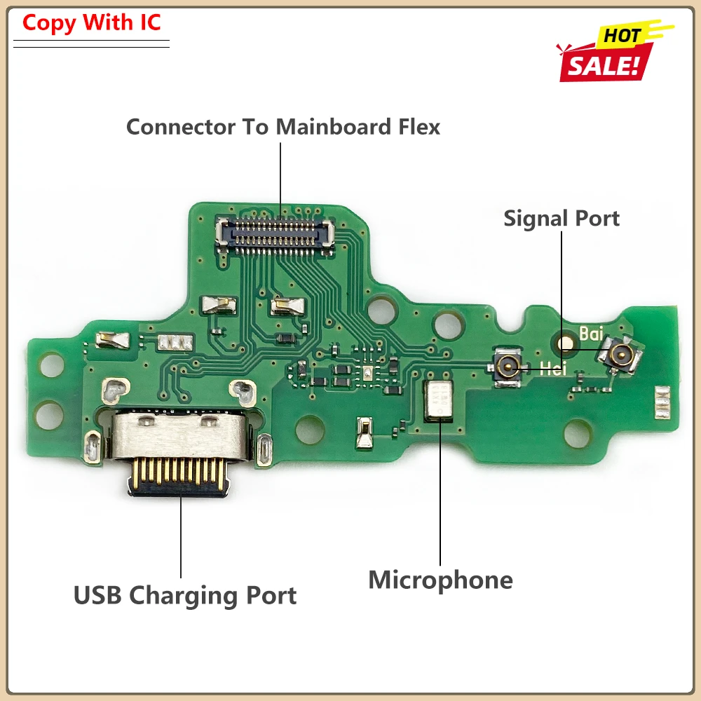 NEW USB Charging Port Board Cable Connector Parts For Moto G22 G71 E20 E40 G41 G60 G60S G51 5G G Stylus 2021 Power Edge 20 Lite