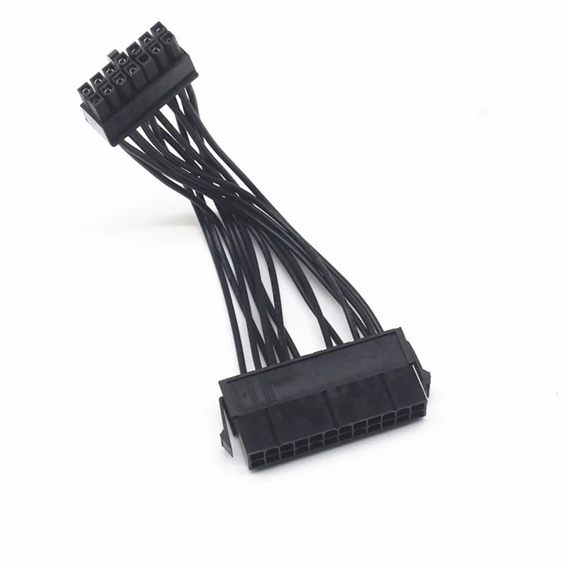 10cm Power Supply Cable Cord 18AWG Wire ATX 24 Pin to 14 Pin Adapter Cable for Lenovo IBM Dell Q77 B75 A75 Q75 Motherboard