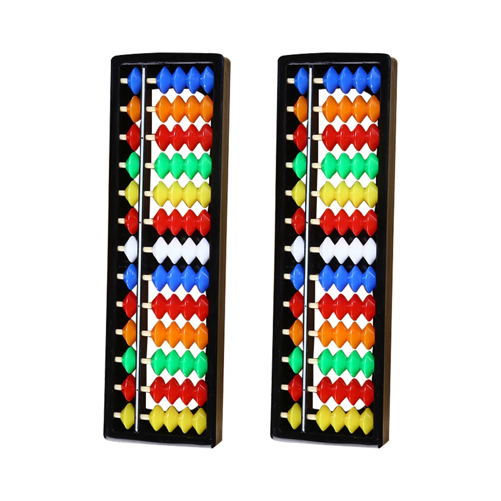 

2 Pcs Kids Abacus Math Learning Toy Colorful Children Mental Arithmetic Brain Development Educational Tool Student Aid Counting