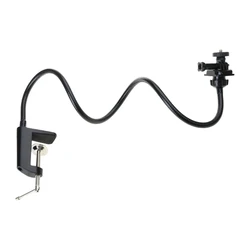 Webcam Stand Enhanced Flexible Desk Mount with Jaws Clamp Clip Gooseneck Webcam Holder for Webcam C930e C930