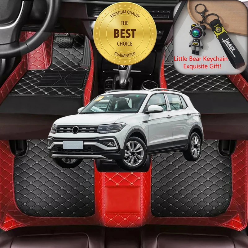 Custom Fit for VW T-Cross SUV 2019-2026 Car Floor Mats Luxury Car Accessories Auto Carpet Liner Mats Rugs Left/Right-hand Drive