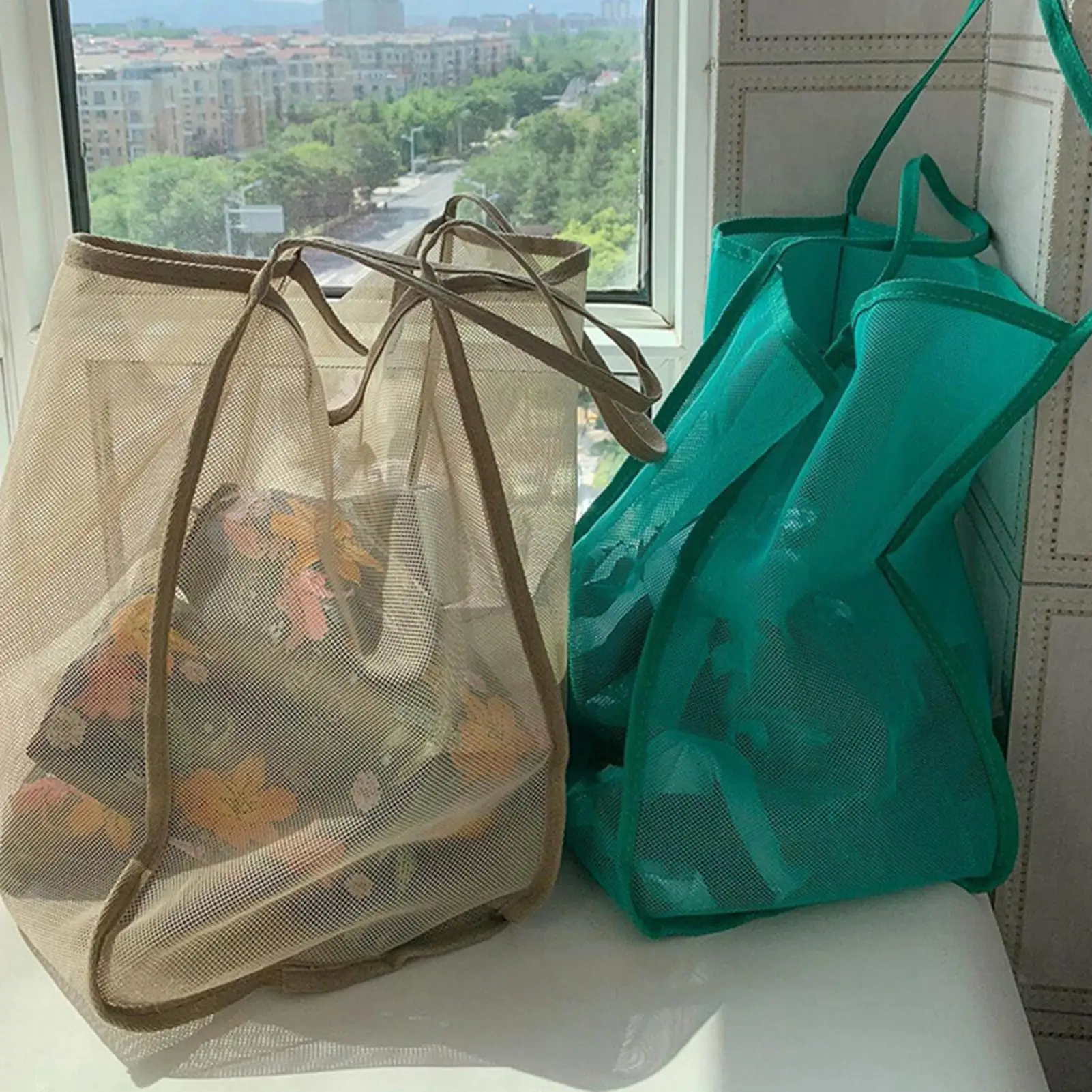 

Сетчатая пляжная сумка, летняя дорожная сумка, складная сумка для путешествий, бассейна, ежедневного катания на лодках, пикника, аквапарка, озера, кемпинга, круиз на открытом воздухе