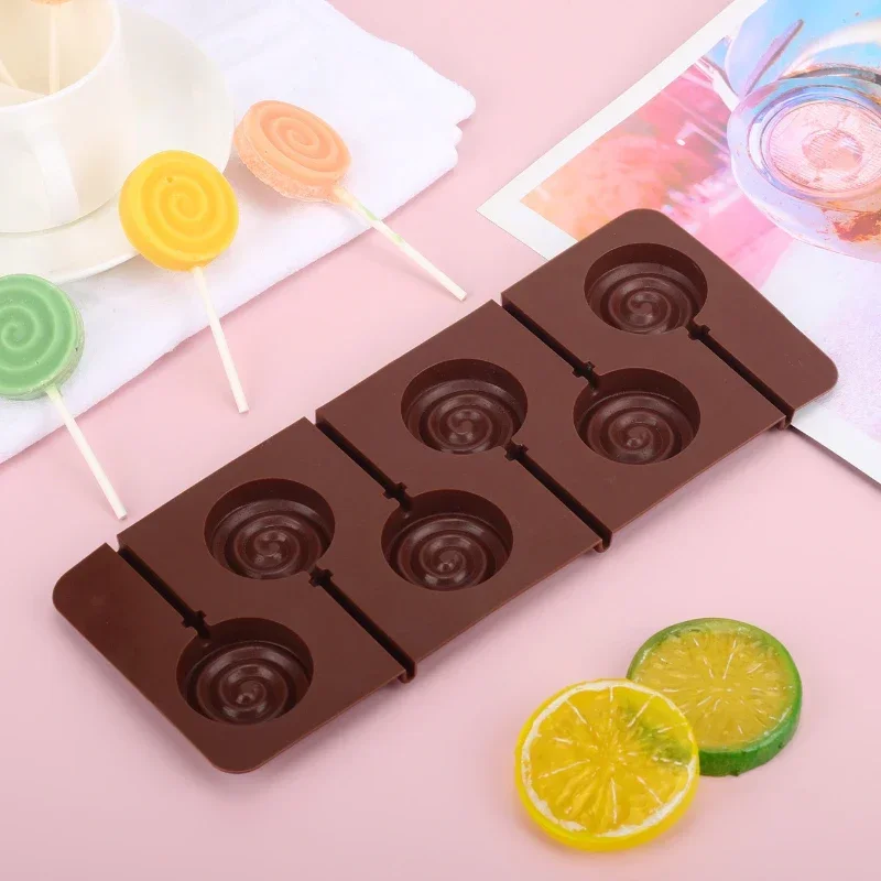 DIY Lollipop Chocolate Silicone Mold Ice Mold Flower/Monkey/Snowflake/Lips/Heart/Star Shaped Baking Mold Kithcen Making Supplies