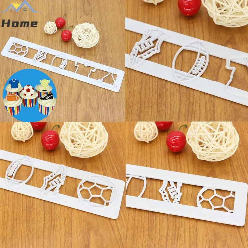 1Pc Football Sports Cutting Craft Cookie Pastry Biscuit Cutter Fondant Cake Mold Novel Creative Cake Decorating