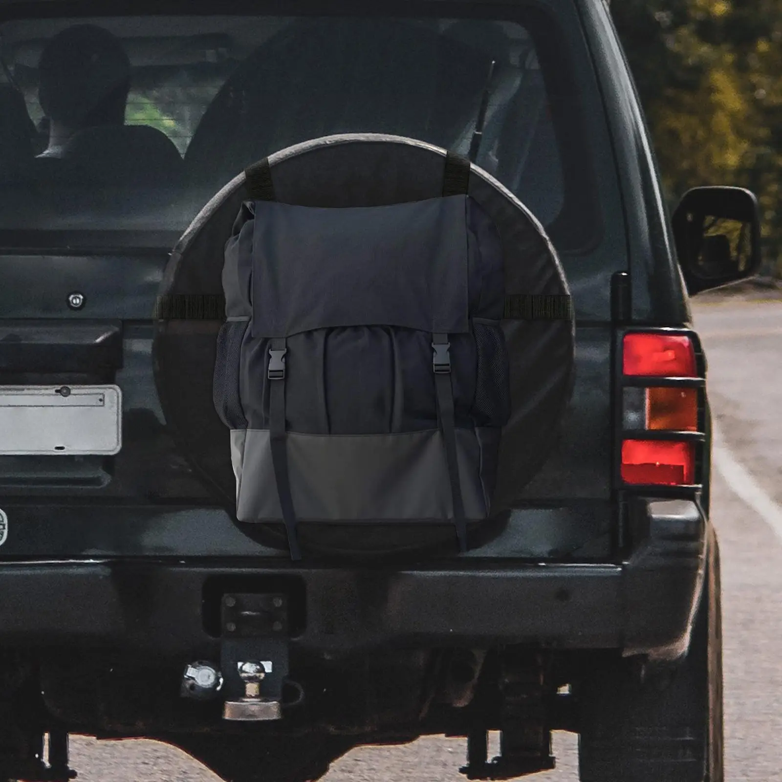 Spare Tire Trash Bag Rear Wheel Bag Large Large Capacity Organizer Garbage Tool Large Camping UTV spare tire cargo storage