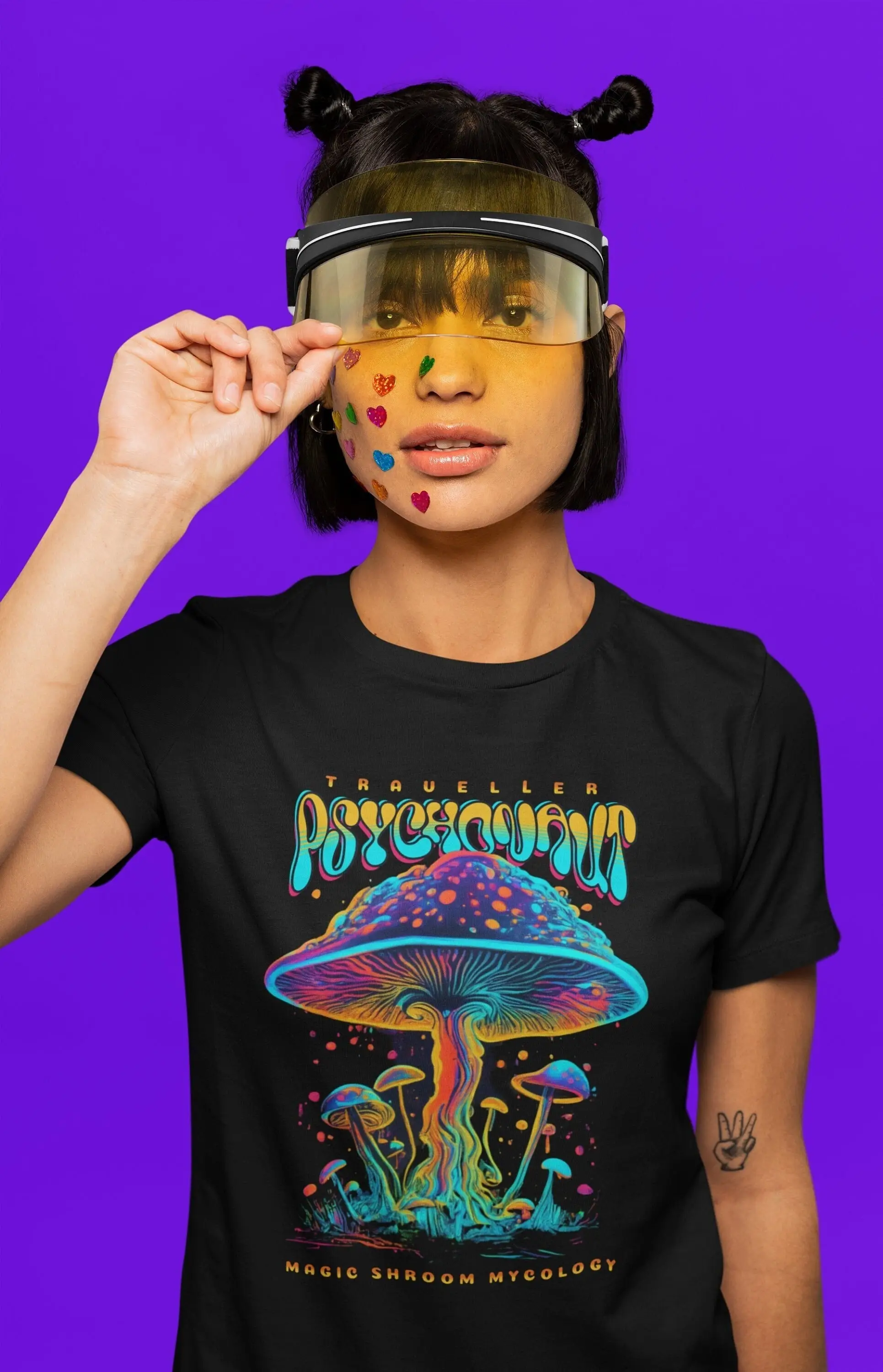 Psychonaut Psilocybin T Shirt streetwear Psychadelic tee stoner birthday bday present gifts for him her they them mushies