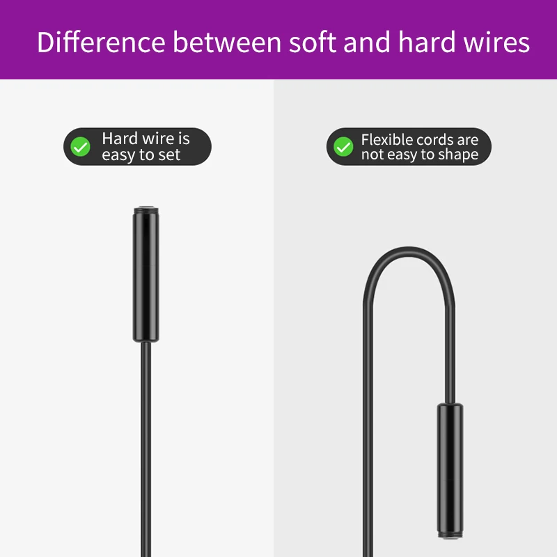 Pipe Endoscope 1080P8mm Camera Suitable For Android Apple Mobile Phone  Inspection Pipe Car Endoscope