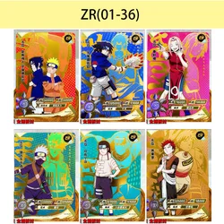 Kayou Naruto Uchiha Sasuke Hyuuga Hinata personajes de Anime Zr colección tarjeta Flash Regalo de Cumpleaños de navidad juego de mesa Tarjeta de juguete