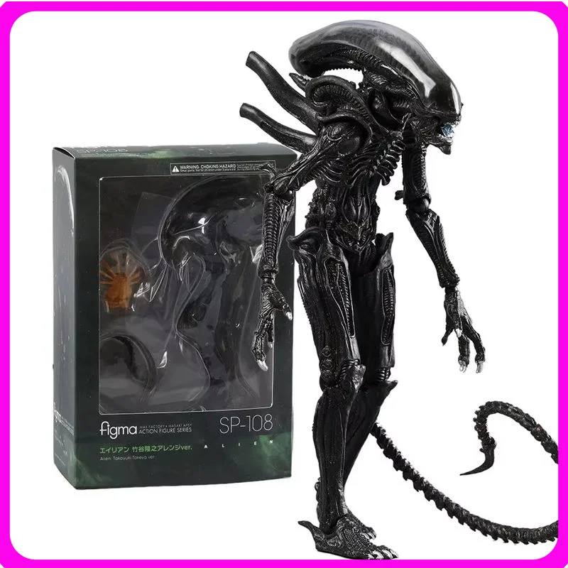 Figma 16cm Sp-108 Alien Big Chap Actionfigur Horror-Thema Sammler-Spielzeugpuppe für Erwachsene Fans