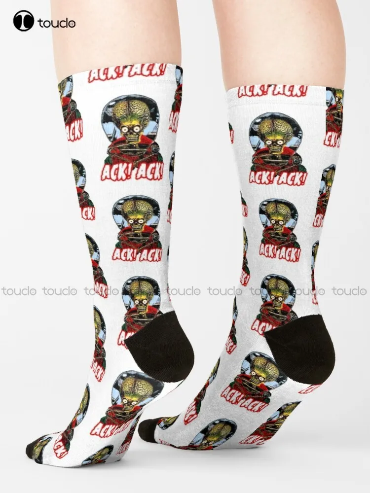 Mars Attacks Socks Cool Socks For Men Personalized Custom Unisex Adult Teen Youth Socks 360° Digital Print Hd High Quality Gift