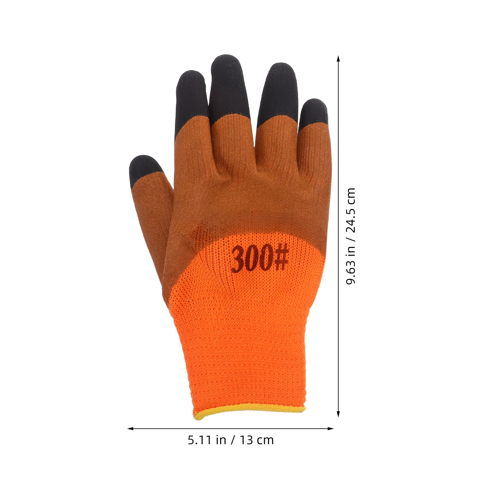 10 أزواج من قفازات العمل المعزولة للرجال قفازات البناء الحرارية الدافئة مع قبضة النخيل المضادة للانزلاق للسلامة في الطقس البارد