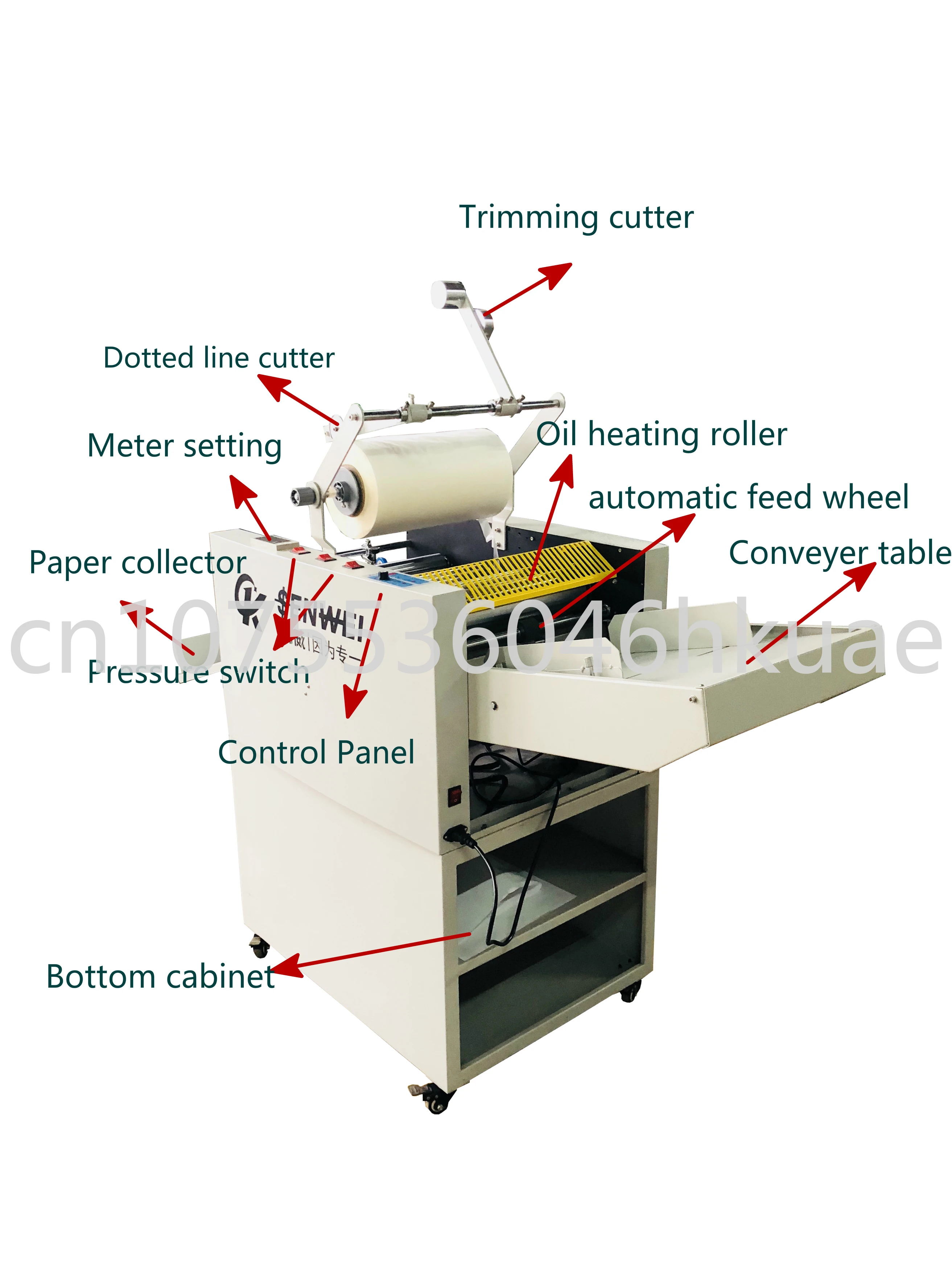 SMFM390E Oil Heating Automatic Feeding Laminator