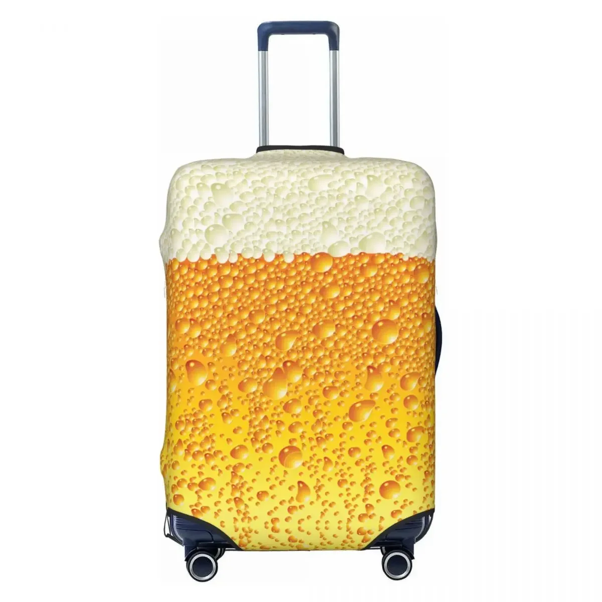 Custom Funny Beer Luggage Cover Protector Cute Drinking Lover Travel Suitcase Protective Cover for 18-32 Inch