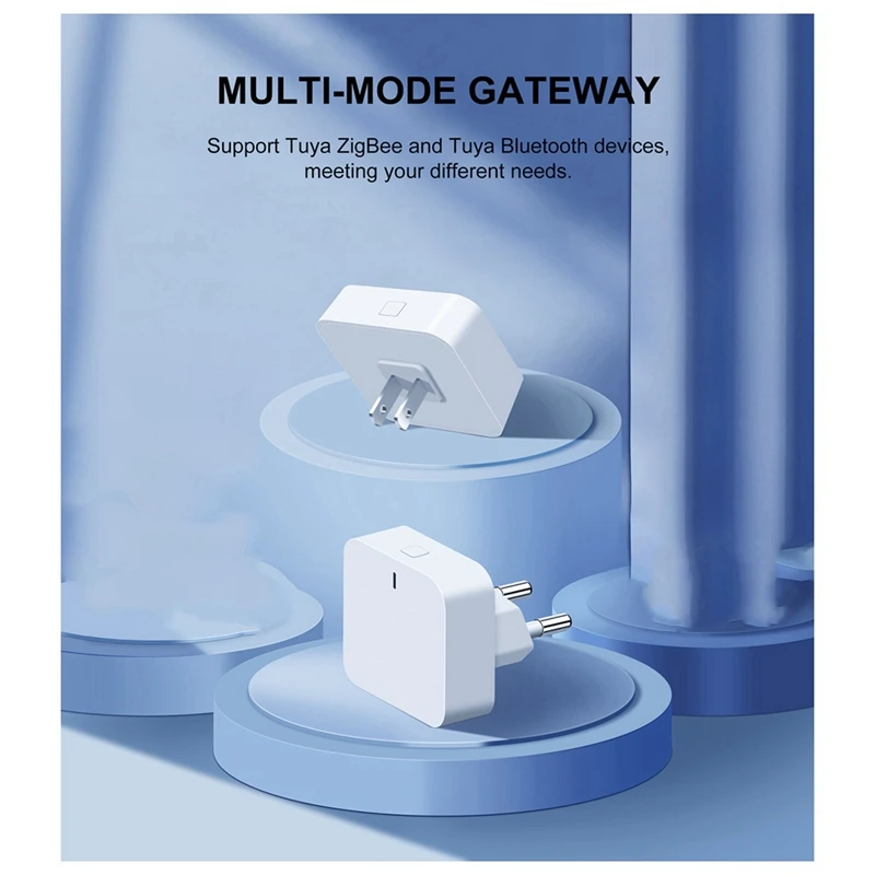 Airies de passerelle Plug-In Type Zigbee, Bluetooth, pont de passerelle multimode pour maison intelligente, tournesol, fonctionne avec Alexa, prise UE