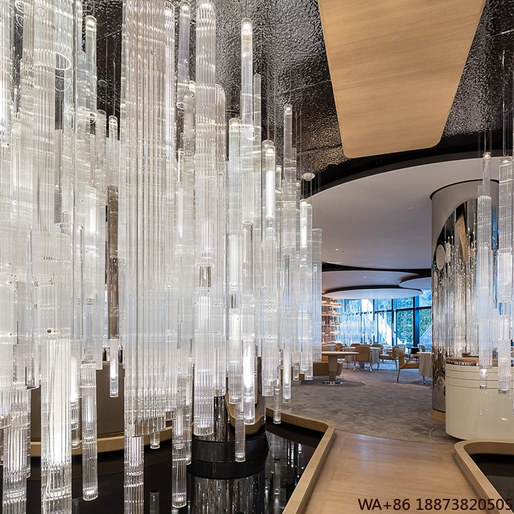 

Светодиодная люстра, современный креативный дизайн, банкет, свадебный вестибюль, индивидуальный хрустальный подвесной светильник