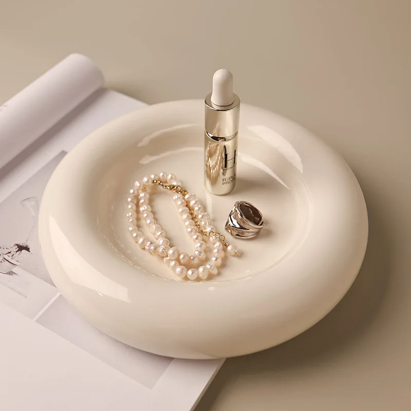 Vintage Luxe Jewelry Display Tray- Ceramic, Home Decor Item, Décoration Maison