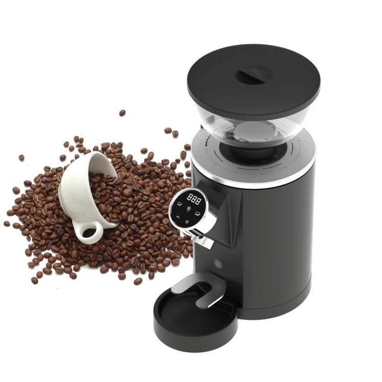 Macinacaffè Elettrico Commerciale Monodose Super Silenzioso per Chicchi di Caffè