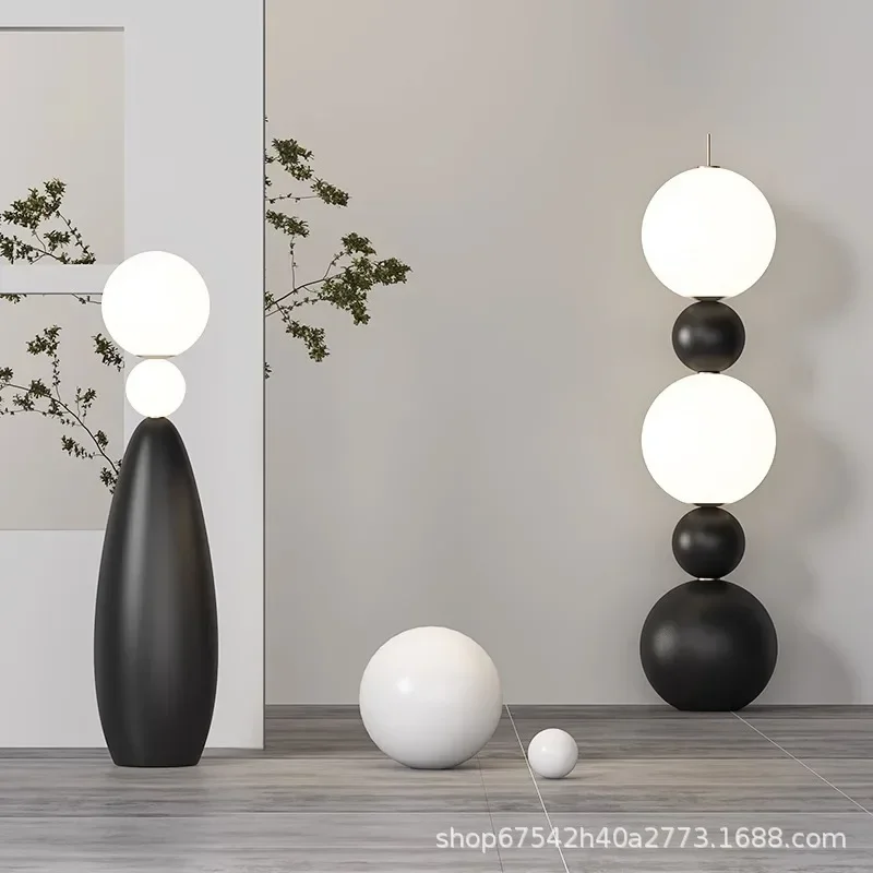 Nordic Led Floor Lamp Gourd Shape Italian Designer Lighting for Living Room Bedroom Sofa Stand Light Corner Lamp Decor