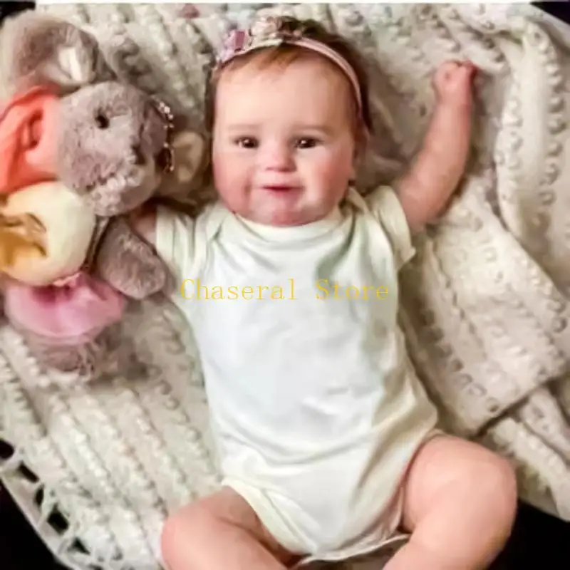 E7ce Reborns Babypuppen mit realistischen Adern, 19,69 Zoll Neugeborene Baby Girls Dolls Kid