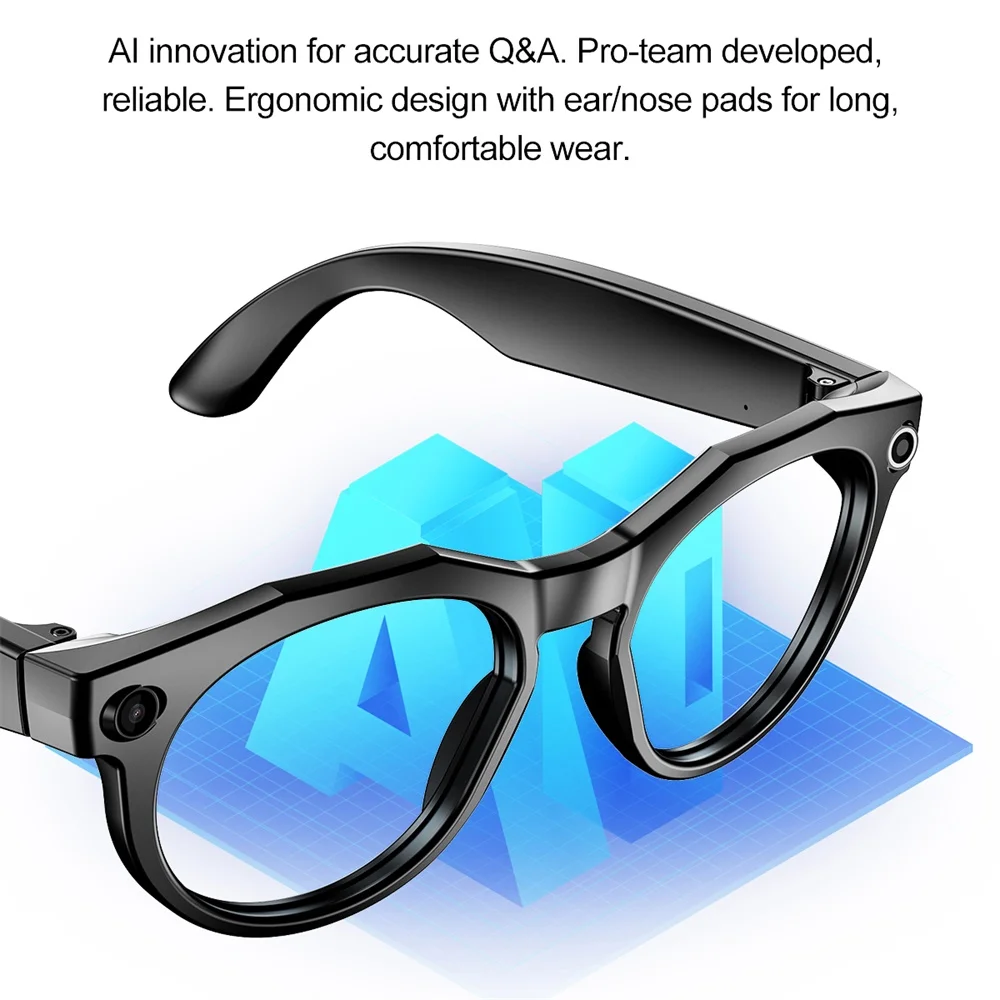 696 New Smart 800W Camera Glasses Translation Take Photos Record Videos Recording Blue Tooth Call Intelligence Sunglasses