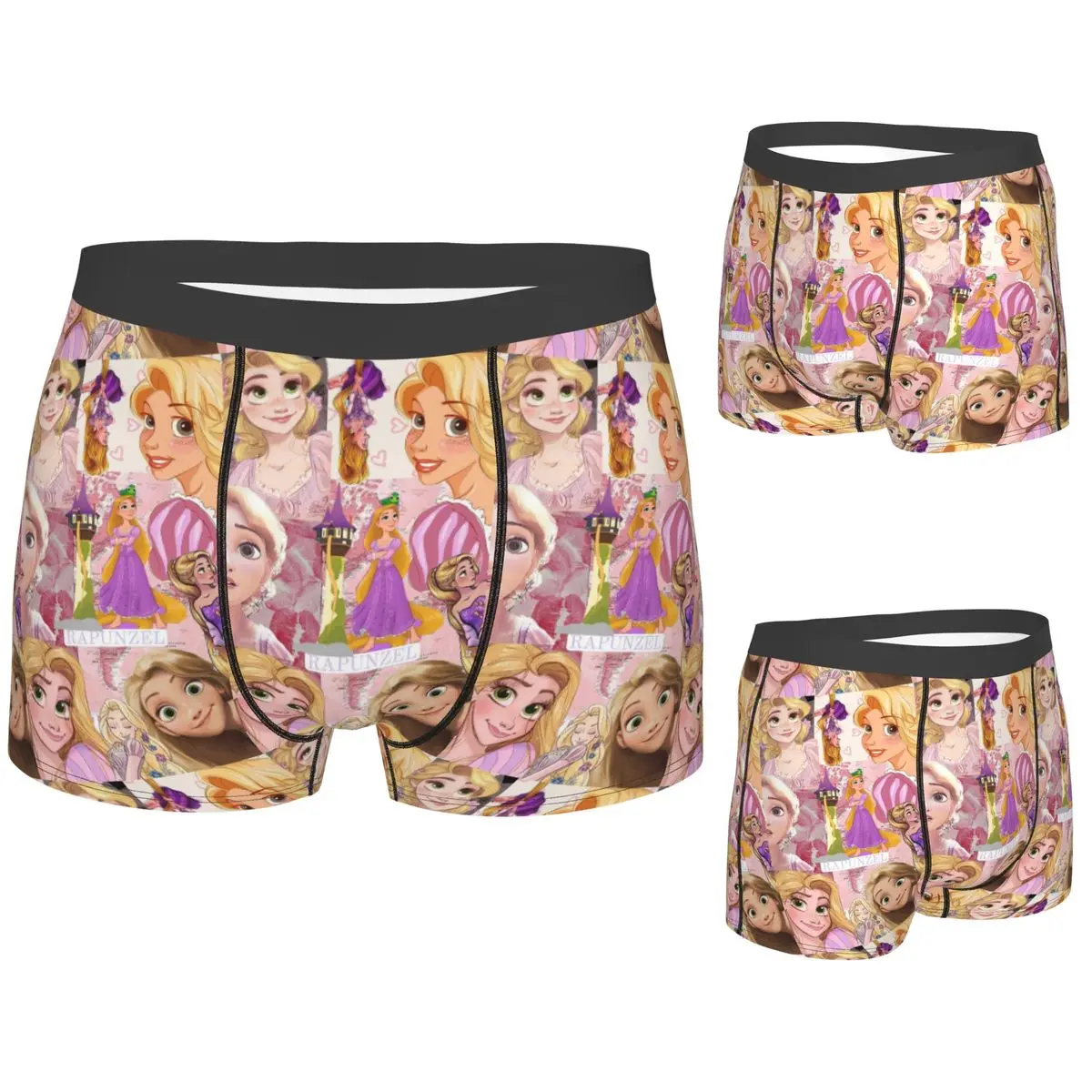 

Boxer Underpants Shorts Princess Insulated Vintage Cartoon Panties Men Ventilate Underwear for Homme Man Boyfriend Gift