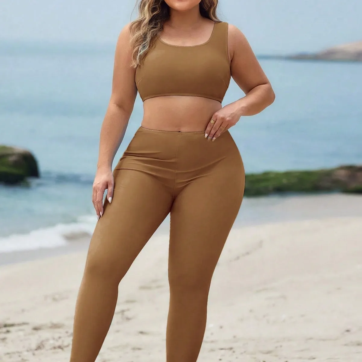L-4XL Plus Size High Waist Bikini Women's Push Up Large Size 3XL 4XL Swimsuit Summer Mujer Tummy Control Swimwear Bikini Sets