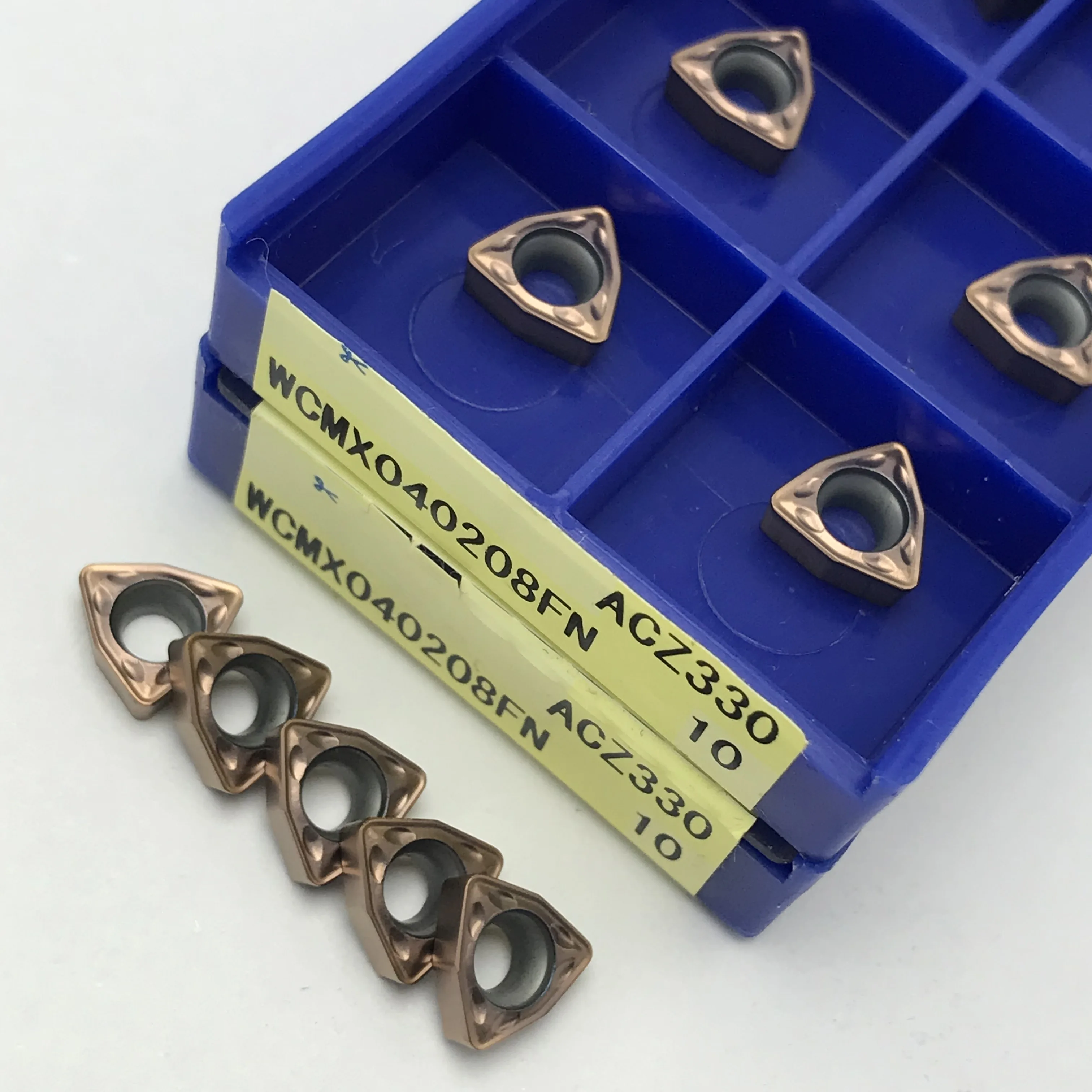 WCMX030208 WCMX040208 WCMT050308 WCMT06T308 WCMT080412 AZC330 U Drill Turning Inserts High Quality Carbide Insert CNC Lathe Tool