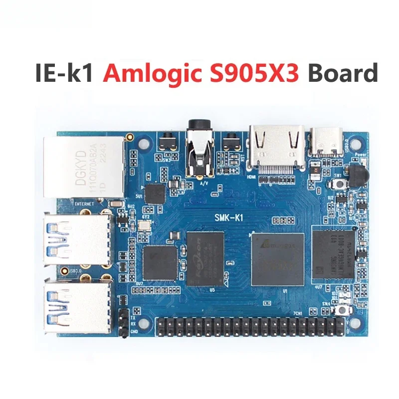 

K1 Amlogic s905x3 Board Quad-core Arm-a55 CPU with Android 9 WiFi 4GB LPDDR4 USB 3.0 port Board for TV box