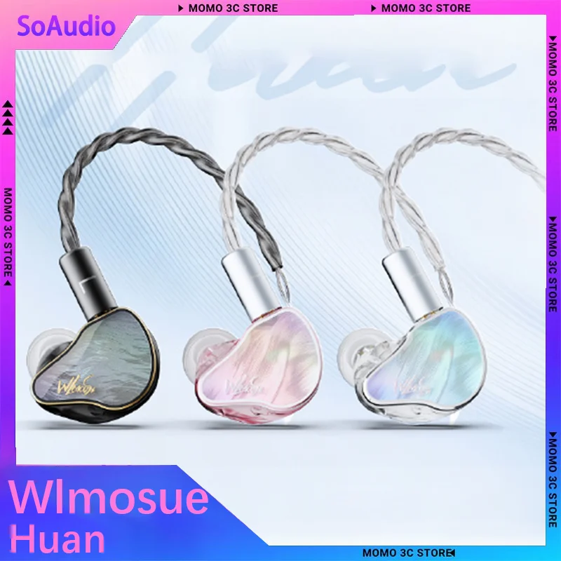 Wlmouse Huan インイヤー Hifi イヤホン 1 ダイナミック 8 バランスドアーマチュア カスタム Eq チューニング ゲーム用有線ヘッドセット オーディオファン 大人用ギフト