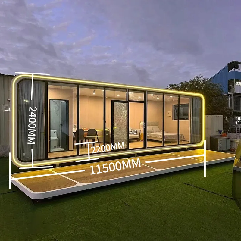 Foreign Trade Outdoor Cabin Mobile House Scenic B & B Hotel Residence Star Container Room Activity Board