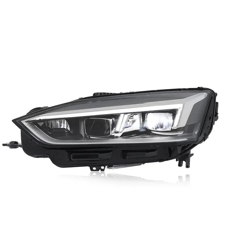 For Audi A5 Headlights 2017 2018 2019 2020 latest Styling LED Daytime Lights Dual Projector Car Accesorios Modified