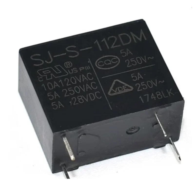 5pcs Puissance citations SJ-S-105DM SJ-S-112DM SJ-S-124DM 5PIN 5A 5V 12V 24V