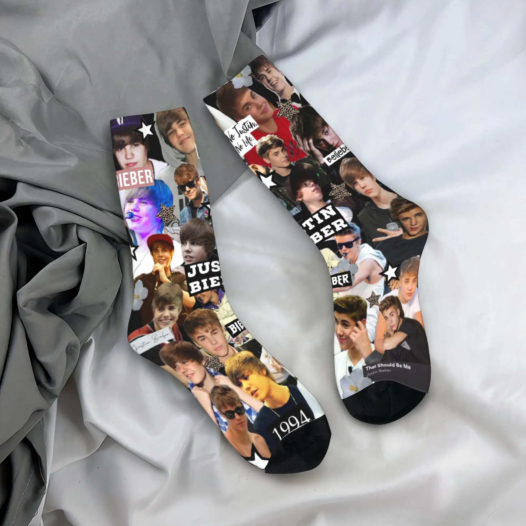 

Women Men Socks Justin Bieber Songwriter Stockings Non-Slip Warm Soft Socks Winter Fashion Design Outdoor Sports Socks
