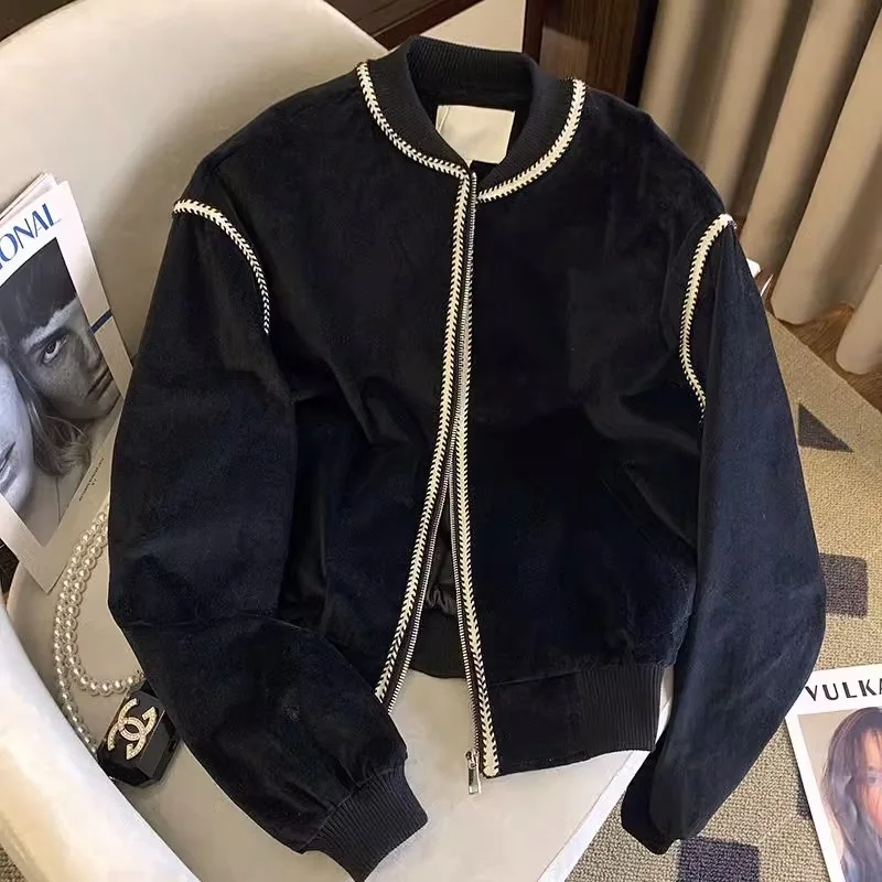 

Мужская бейсбольная куртка большого размера 300 Pou в американском стиле, модная, с ретро-дизайном, свободного кроя, с цветовыми блоками, не требует глажки