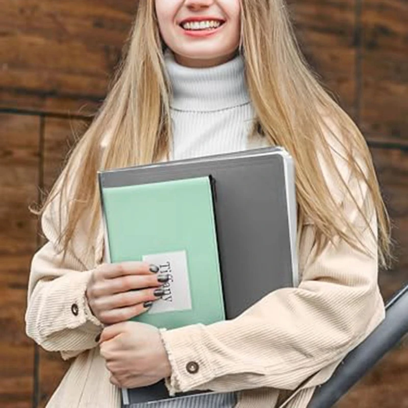 5-pakowe torby z zamkiem pieniężne z depozytem bankowym, torebki z ekoskóry woreczki portmonetka z etykietą, na monety, kosmetyki, faktury, rachunki