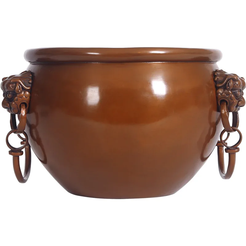 

LMM Home Office Desktop Multi-size Cornucopia Desktop Chinese Copper Crafts