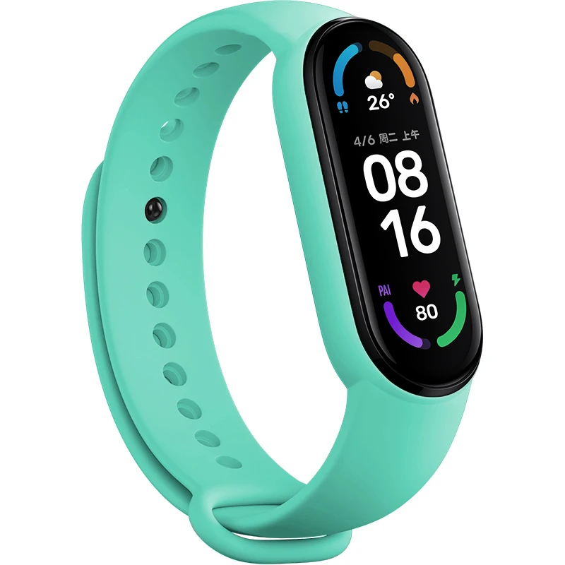 Watch Strap For Xiaomi Mi Band 7 Bracelet Smartwatch Silicone Wrist For Xiaomi Mi Band 4 5 6 7 NFC Correa Mi Band 6 5 4 3 Strap