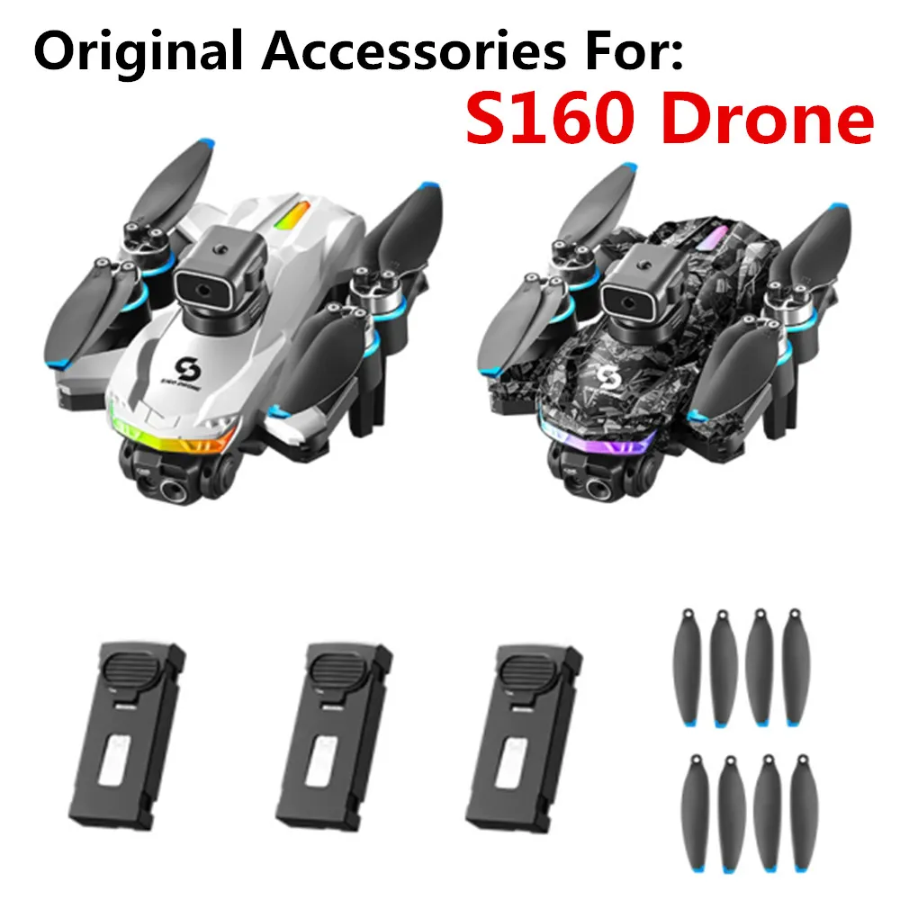 S160 Drone Original Accessories 3.7v 2000mAh Battery / Propeller Maple Leaf / For S160 Drones